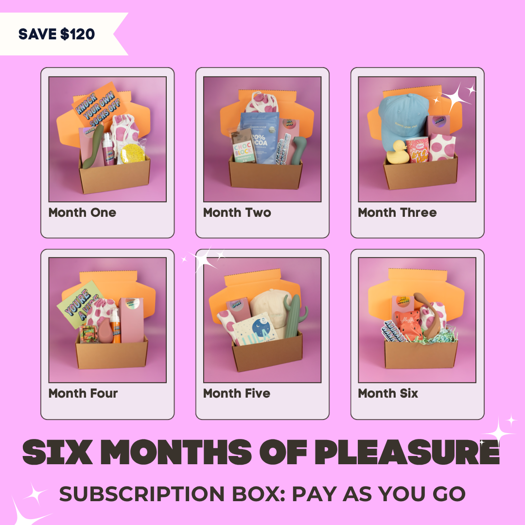 Six Month Sex Toy Subscription Box | Monthly Vibrator Delivery Australia That's The Spot Six Month Sex Toy Subscription Box | Monthly Vibrator Delivery Australia That's The Spot