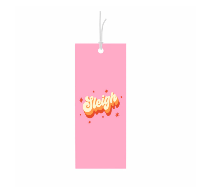Sleigh Christmas Gift Tag
