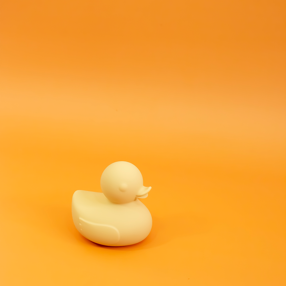 Yellow rubber duck vibrator for women.