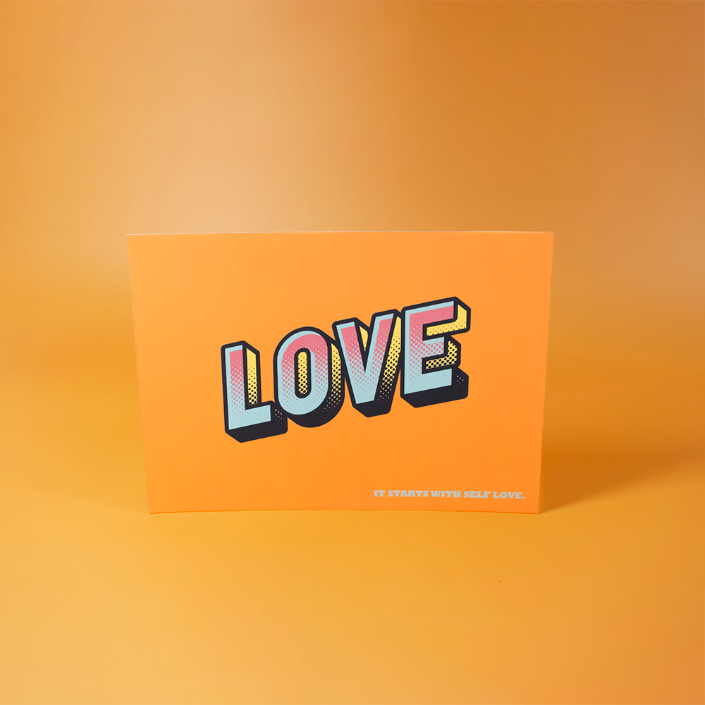 Self-Love Postcard