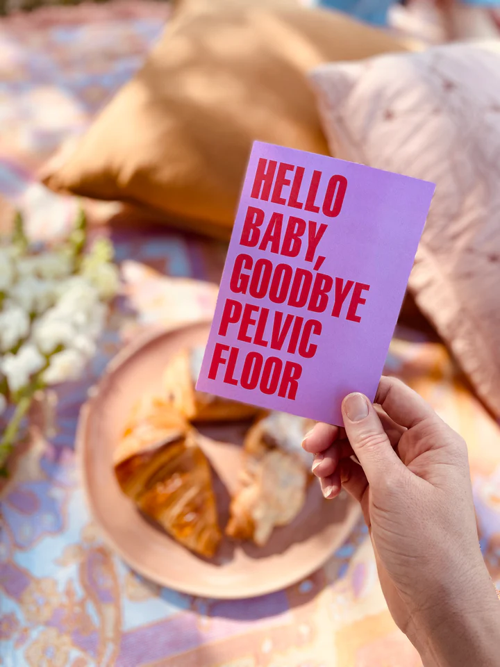 Hello Baby Goodbye Pelvic Floor Card